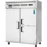 Everest ESWQ3,  59" 2 Wide Section (3/4 Ref & 1/4 Fzr) Dual Temp